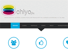 Tablet Screenshot of chiyofm.com